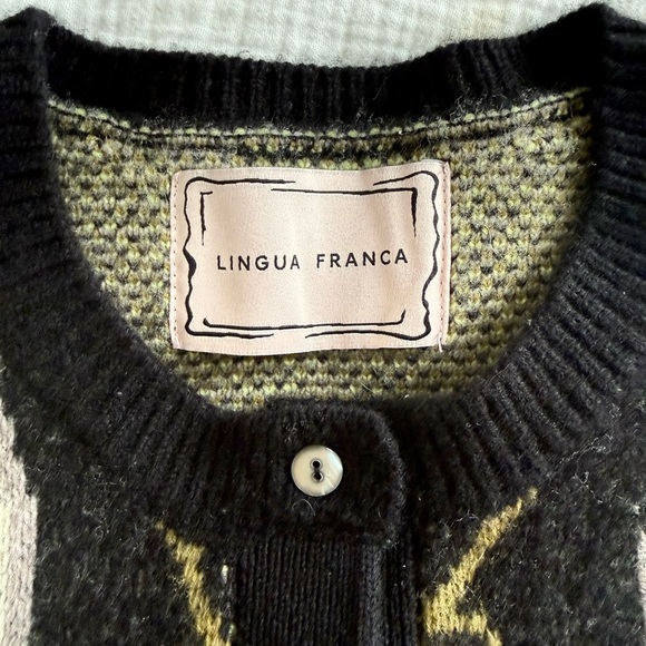 Lingua Franca Oyster Cardigan - Picture 4 of 11